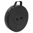 HOME USE πτυσσόμενο καρεκλάκι αντοχή έως 250kg, 25.5x45cm, μαύρο HUH-0230